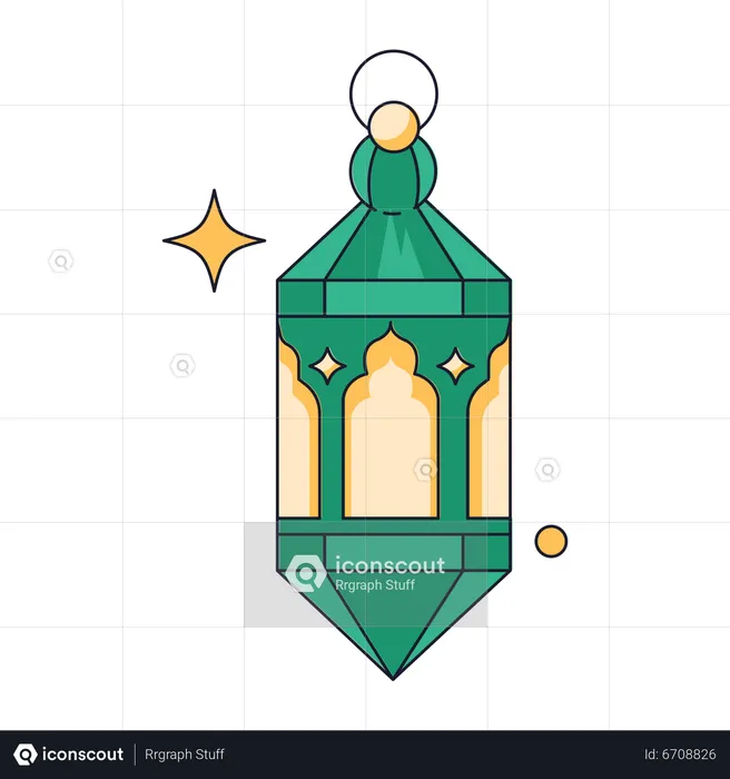 Eid Lantern  Illustration