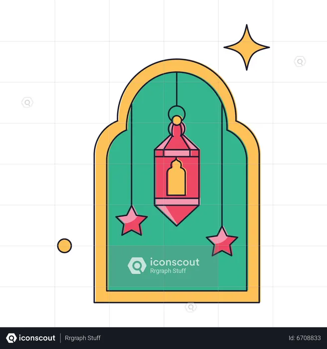 Eid Lantern  Illustration