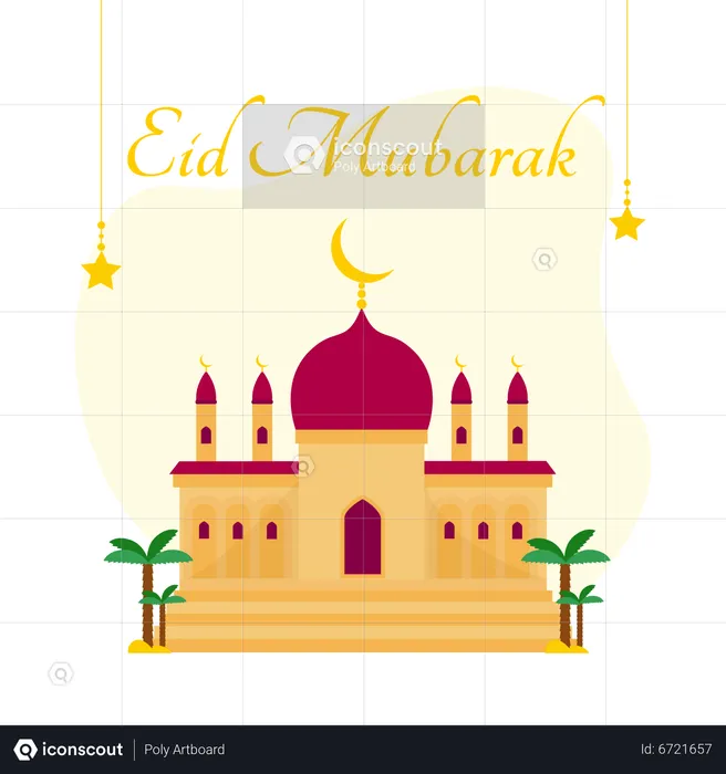 Eid Mubarak  Ilustración