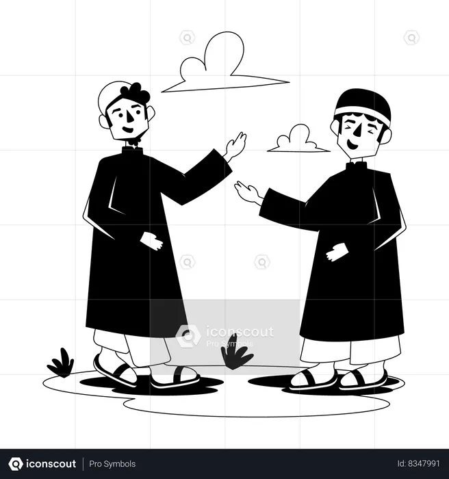 Eid Mubarak  Illustration