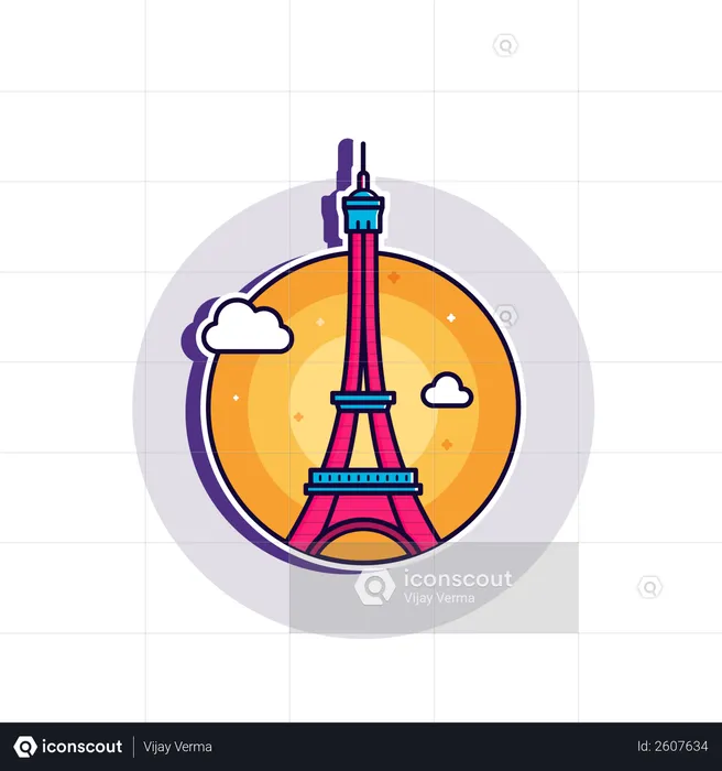 Eiffel tower  Illustration