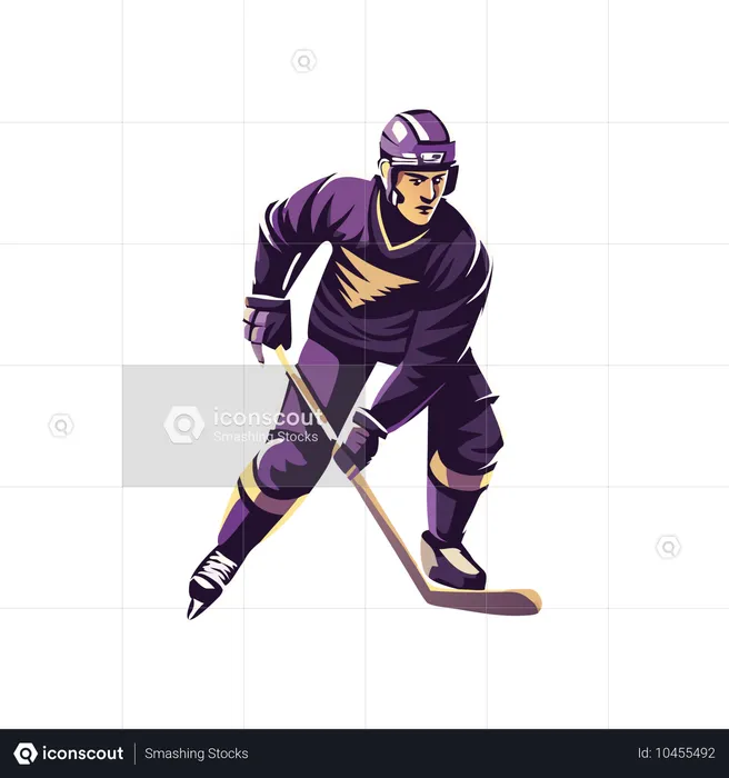 Eishockey  Illustration