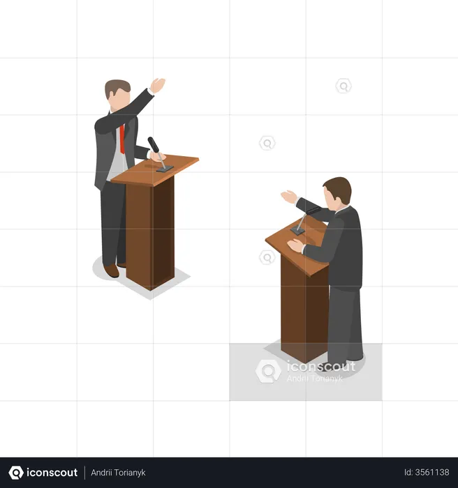 Election debates  Illustration