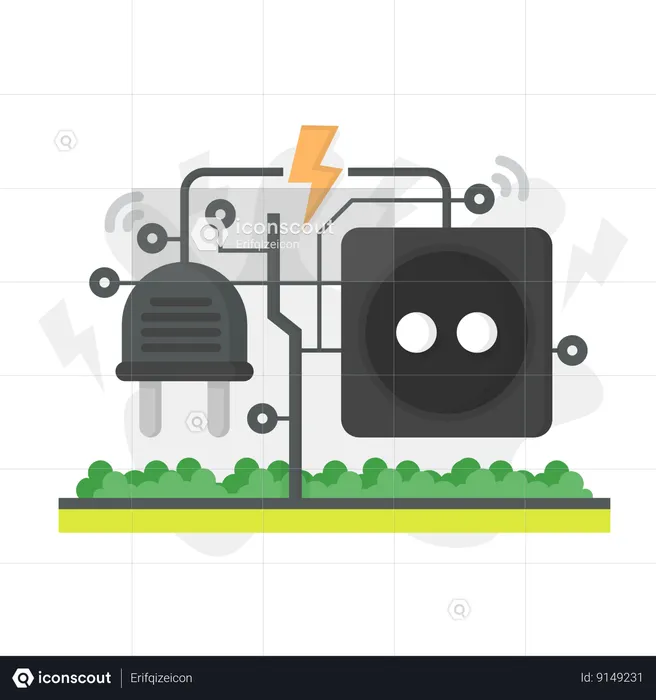 Electrical Plug  Illustration