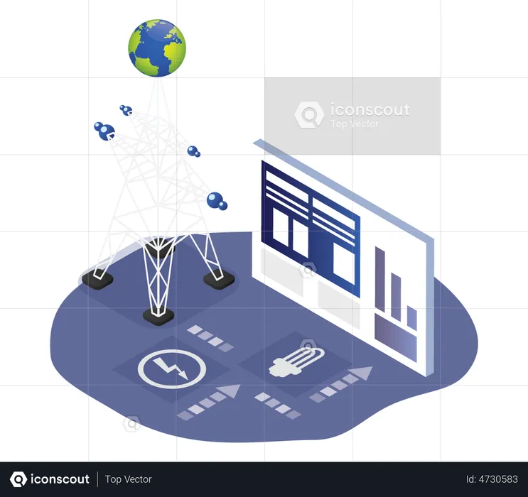 Electricity Supply management  Illustration