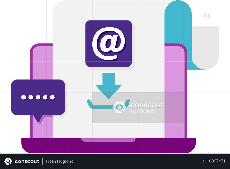 Email Inbox  Illustration