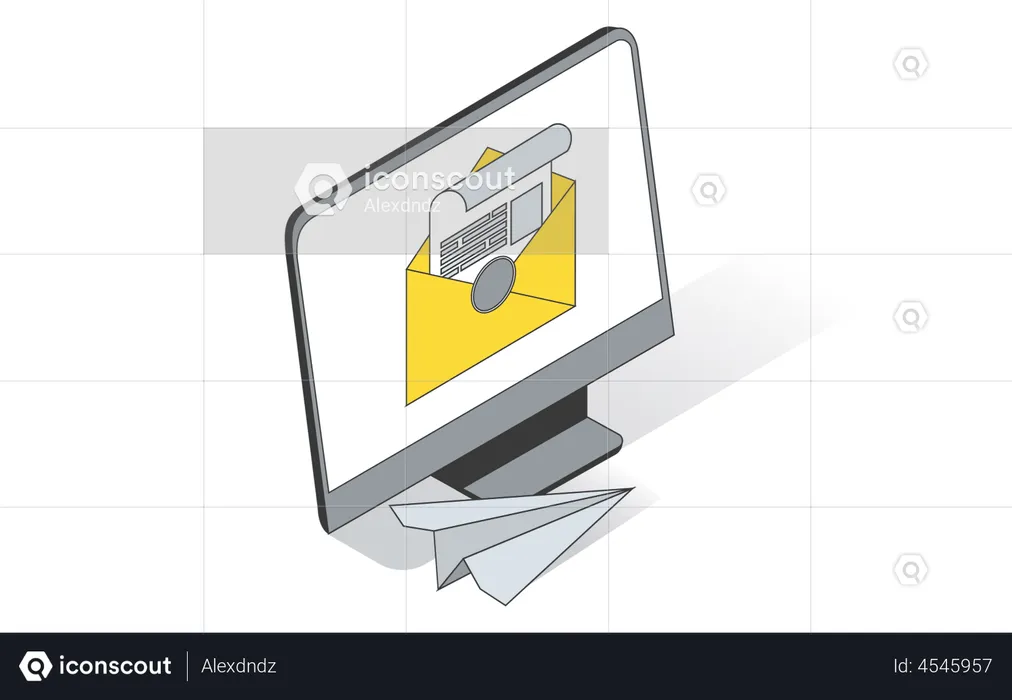 Email Marketing  Illustration