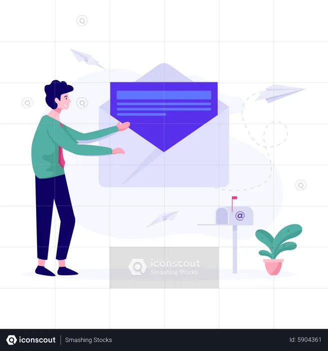 Email Marketing  Illustration