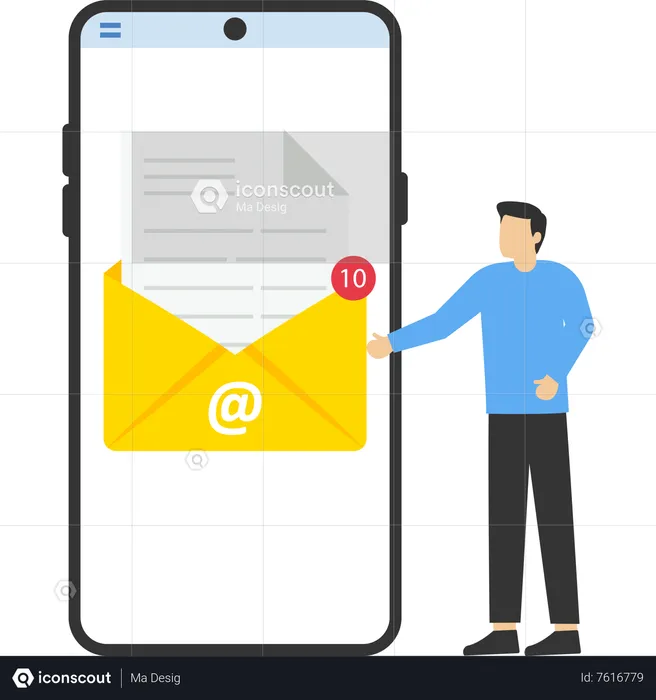 Email Marketing  Illustration