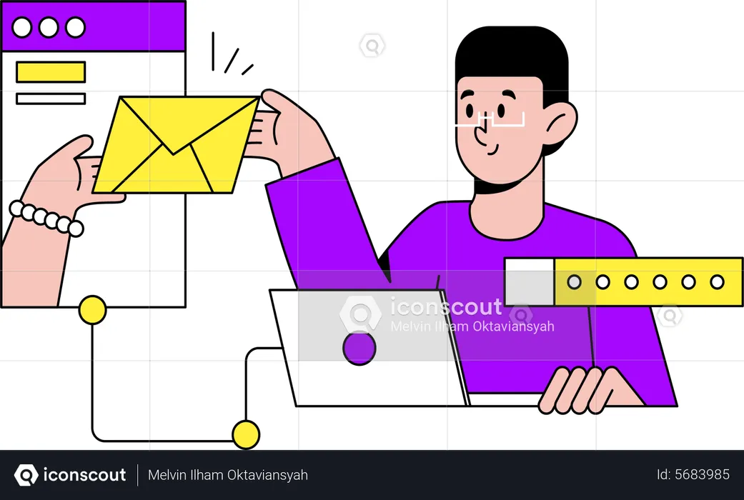 Email marketing  Illustration