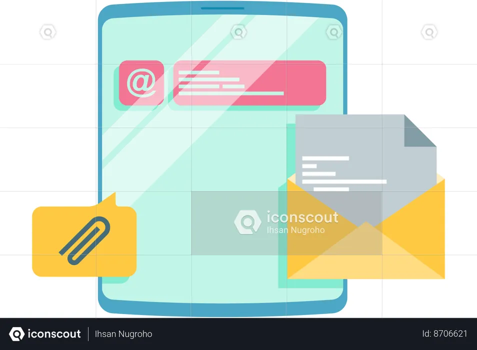 Email marketing  Illustration