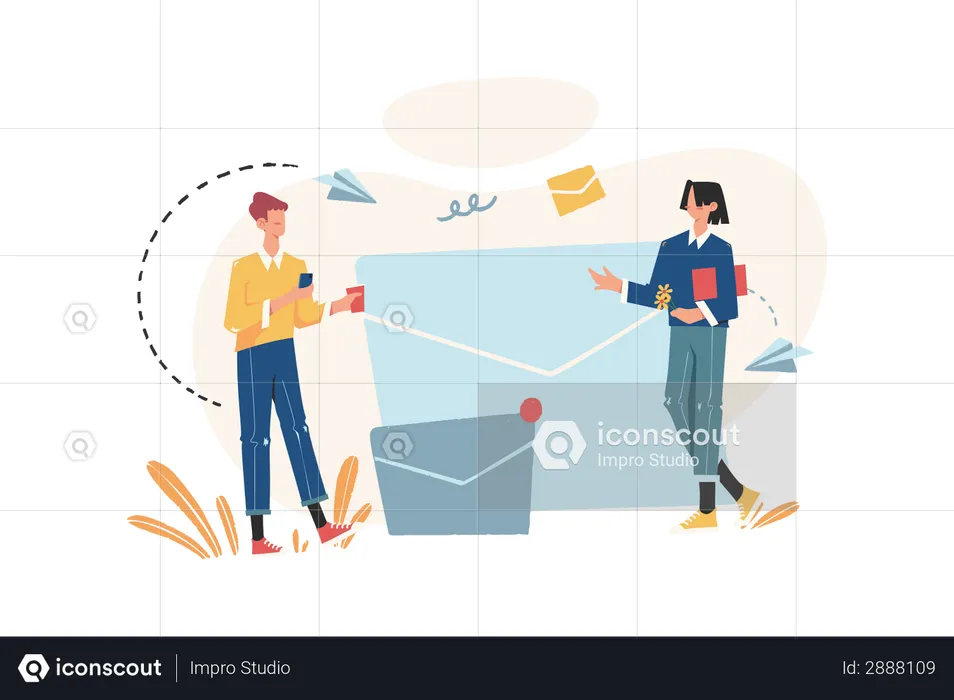 Email Marketing  Illustration