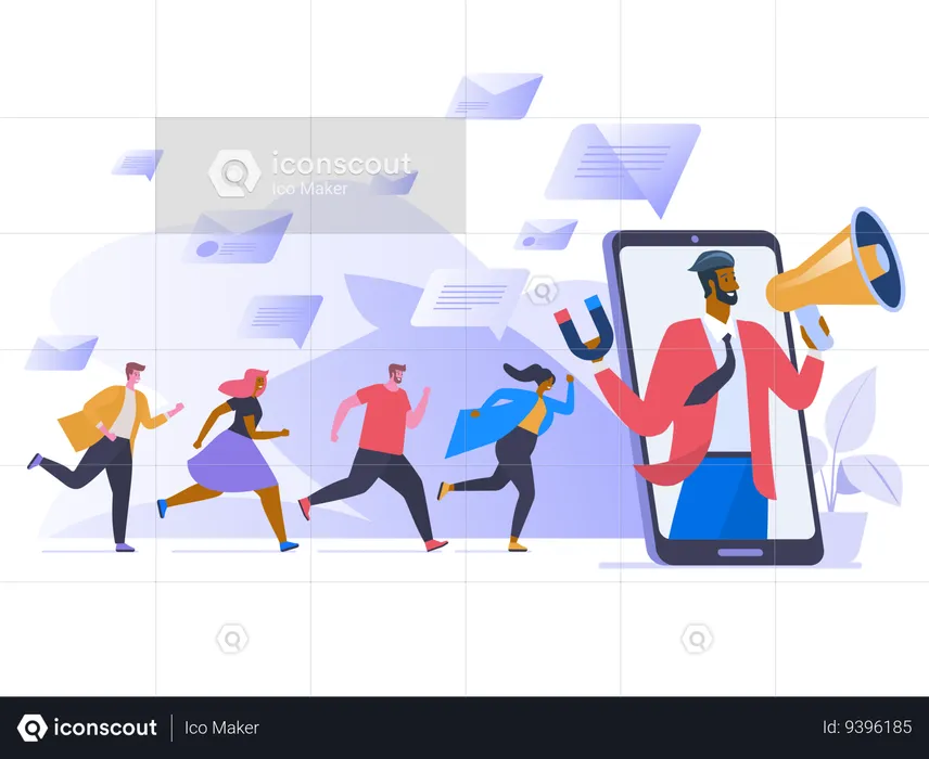 Email marketing  Illustration