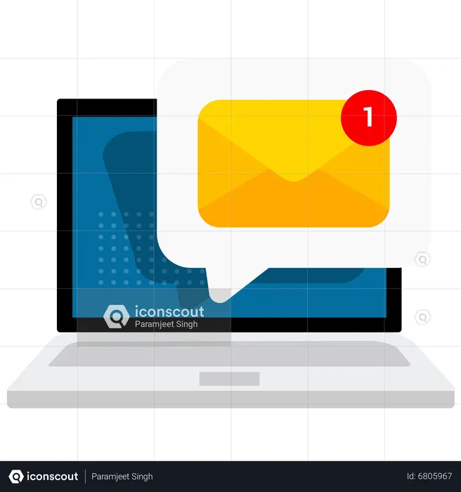 Email-notification  Illustration