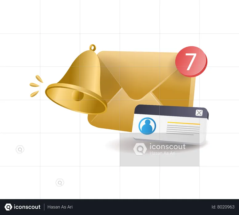 Email notification  Illustration