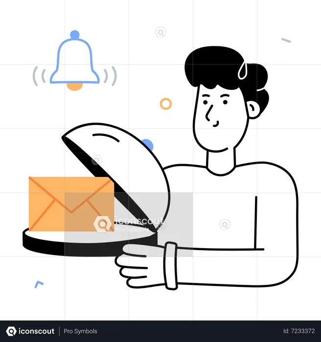 Email Notification  Illustration