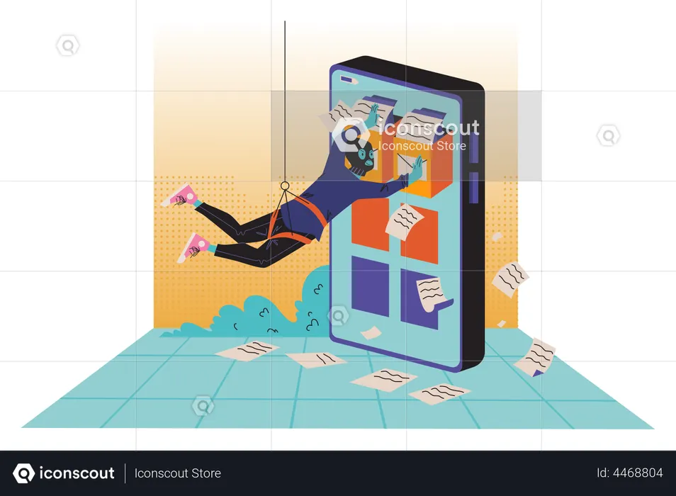 Email Phishing  Illustration