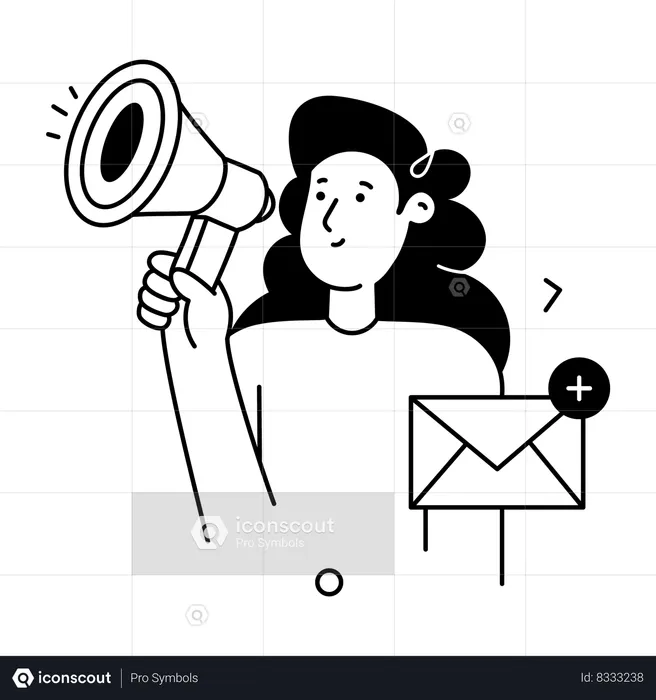 Email Promotion  Illustration