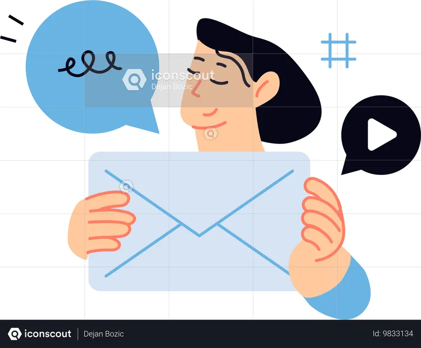 Email promotion  Illustration