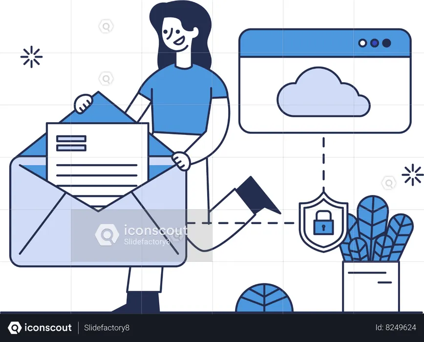 Sécurité du courrier électronique  Illustration