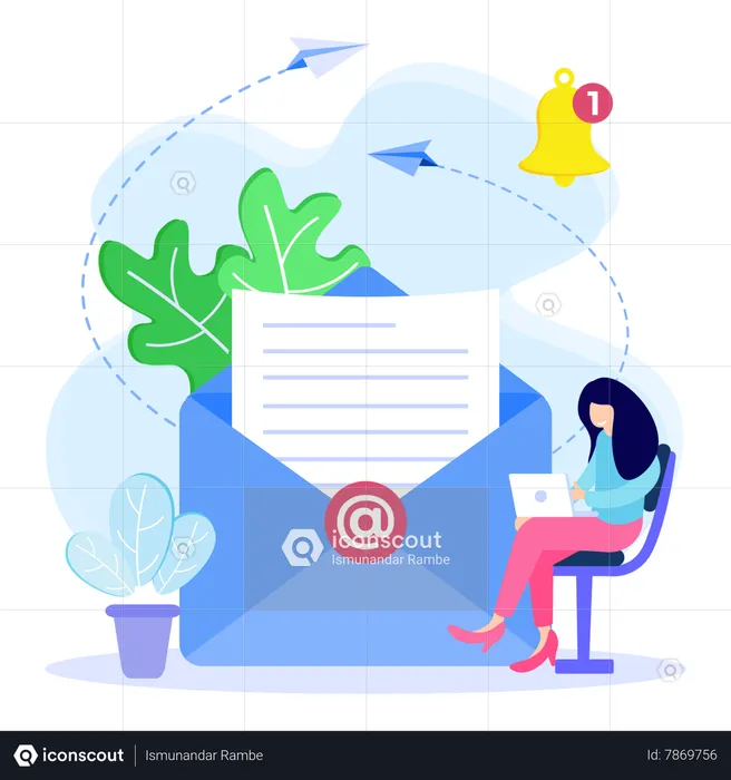 Email Services  Illustration
