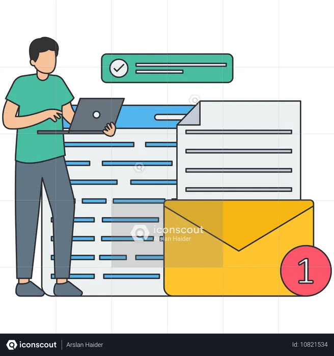 Email Verification  Illustration