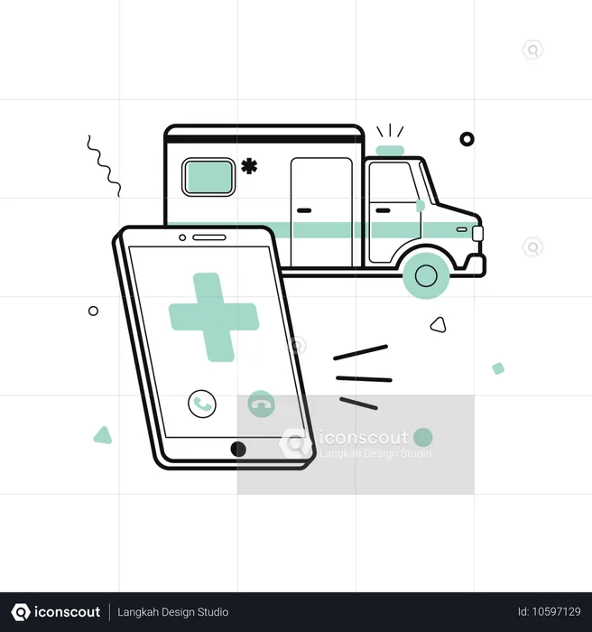 Emergency Call  Illustration