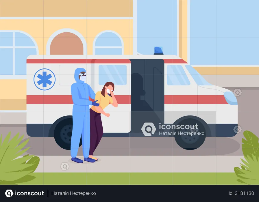 Emergency medical service  Illustration