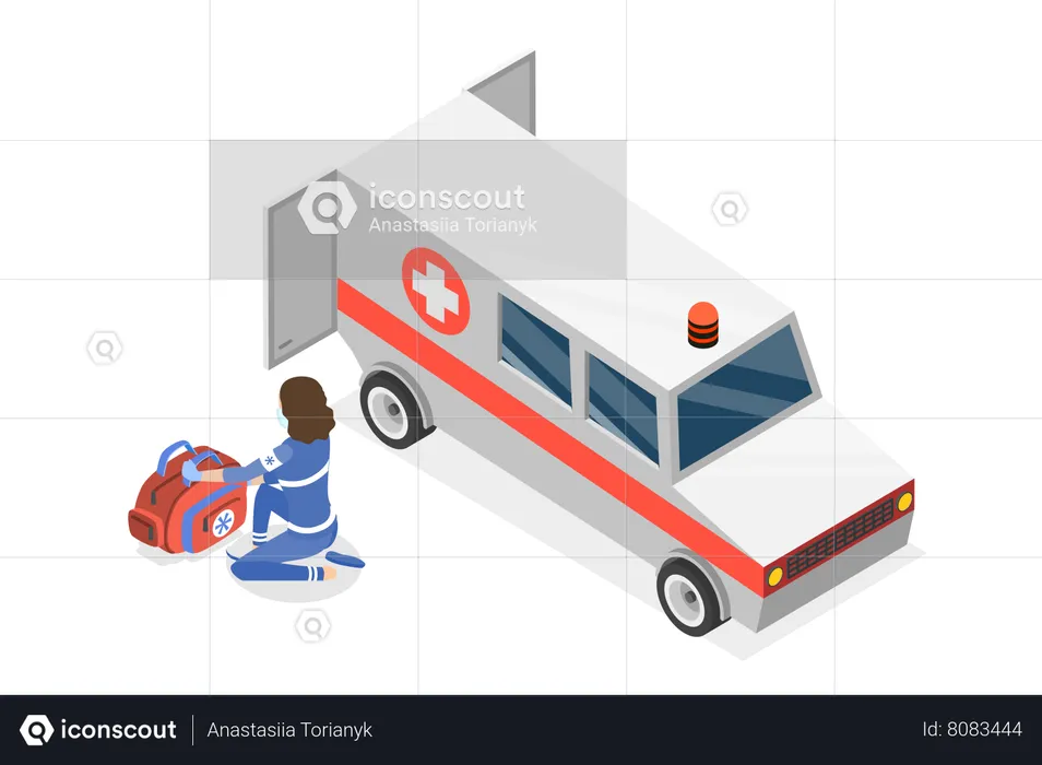 Emergency Medical Technician  Illustration