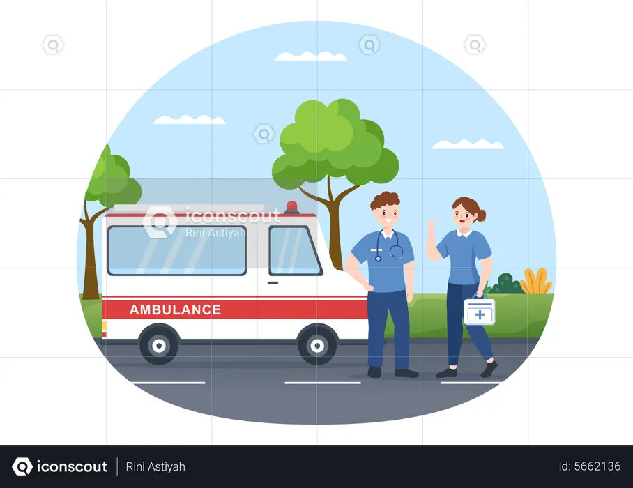 Emergency Service  Illustration