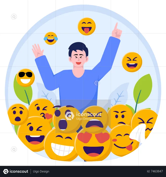 Emoji Expressions Emoji Illustration