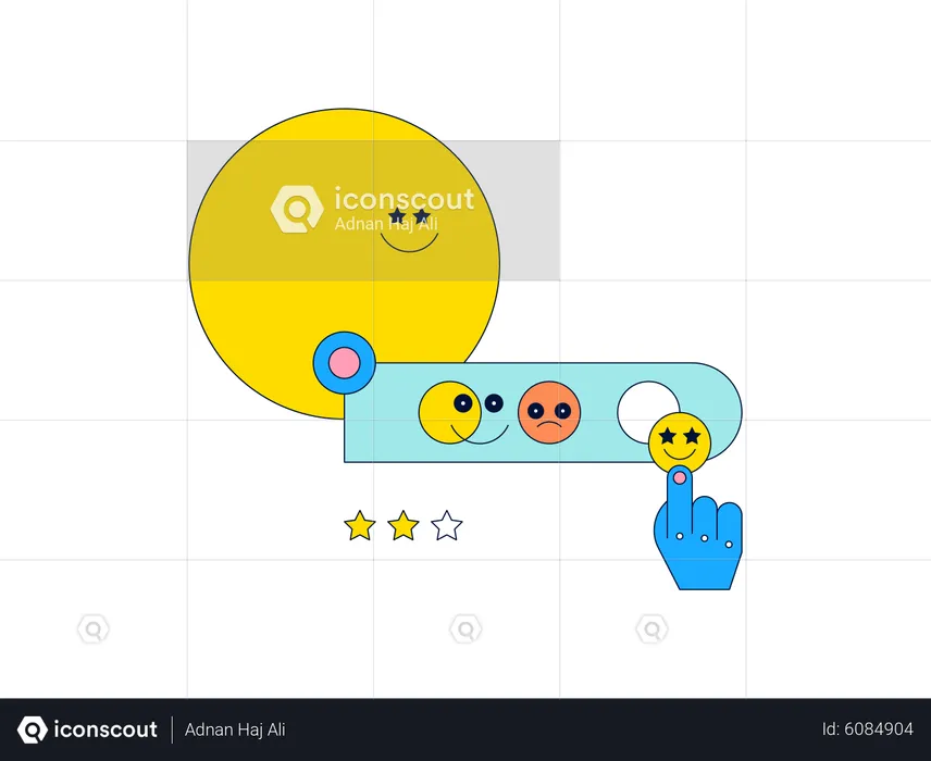 Emoji feedback  Illustration