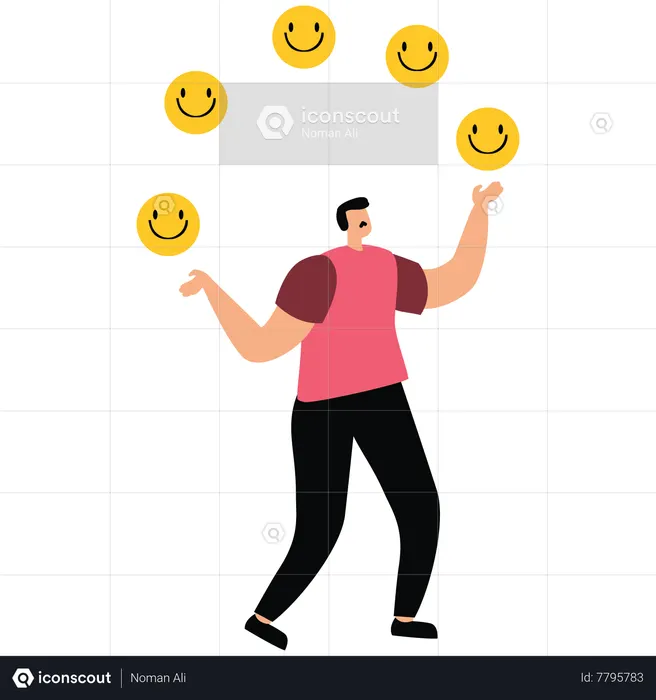Best Emotional control and self regulation Illustration download in PNG ...