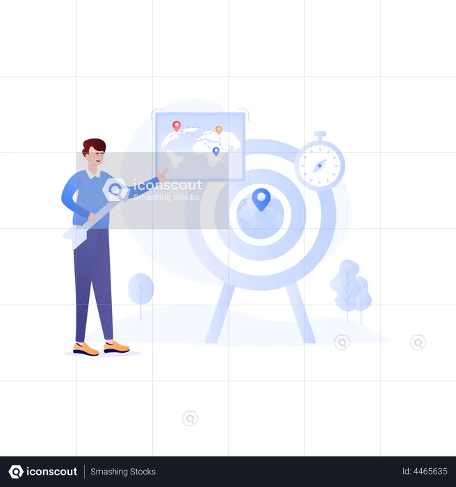 Emplacement cible  Illustration