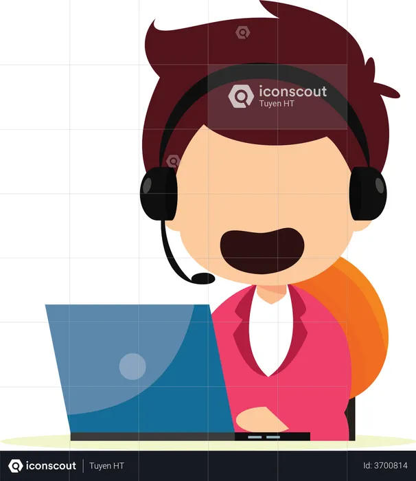 Employee and operator is responsible for contacting customers  Illustration