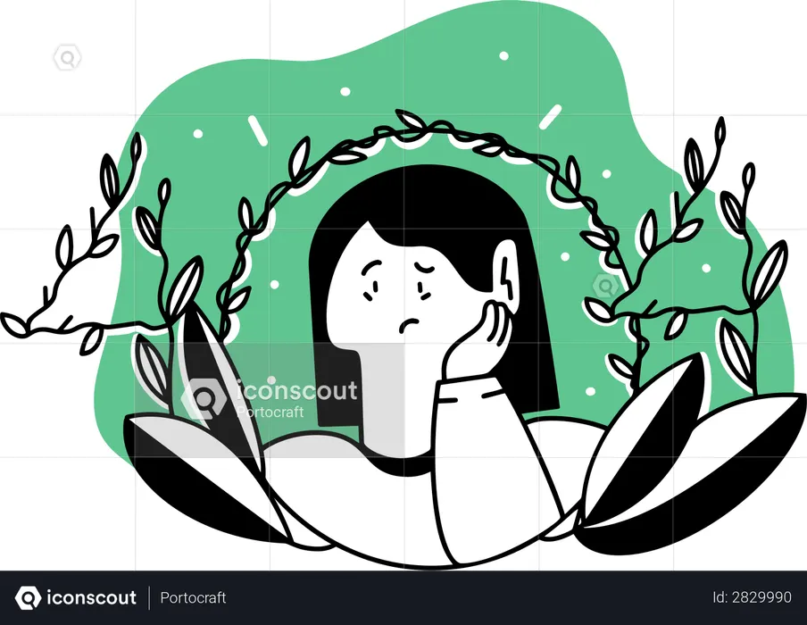 Employee facing 404 error  Illustration