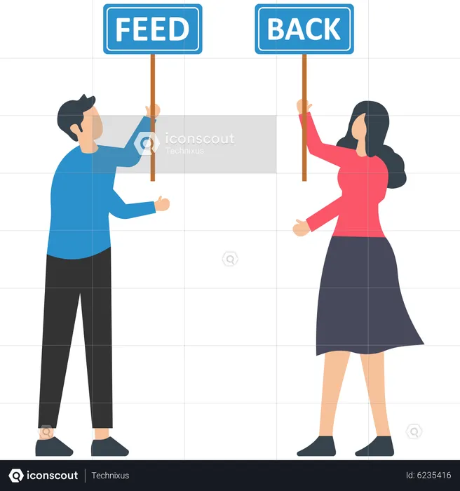 Employee feedback  Illustration
