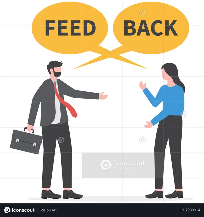 Employee feedback  Illustration
