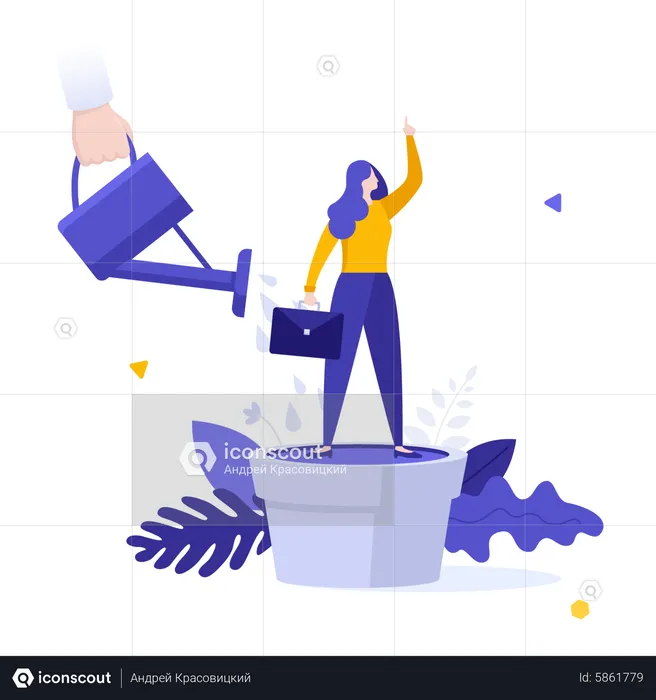 Employee growth  Illustration