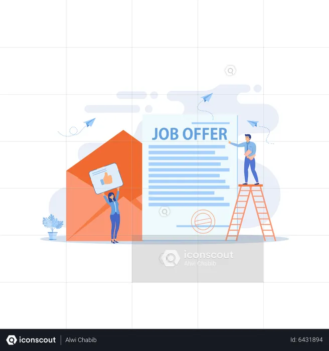 Employee Hiring  Illustration