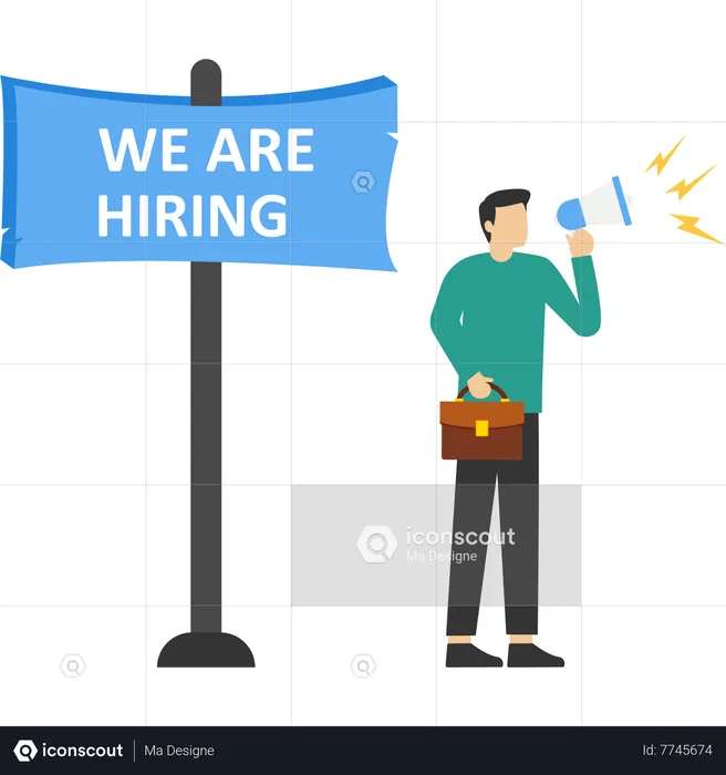 Employee recruitment  Illustration
