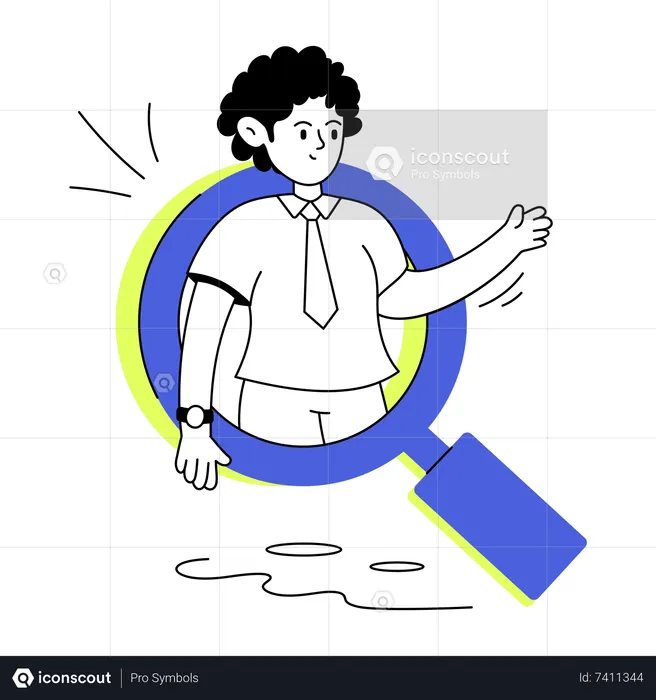 Employee Search  Illustration
