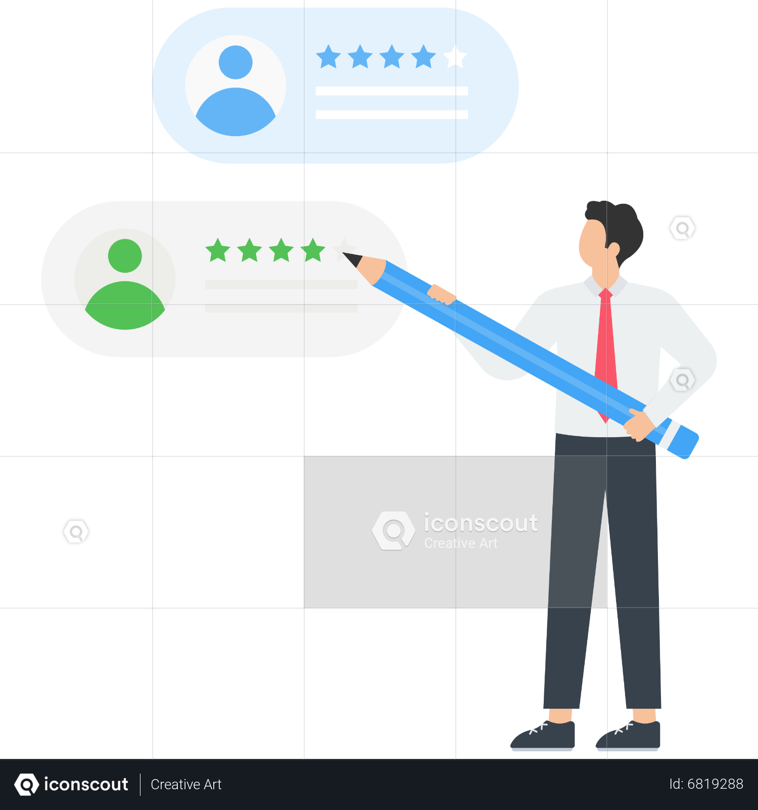 Best Employee Selection Illustration Download In PNG & Vector Format