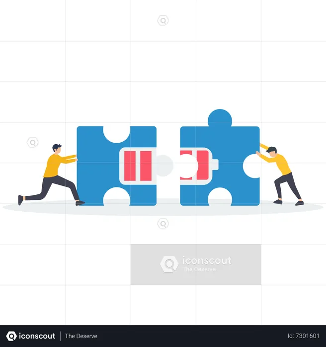 Employees recovered from overwork  Illustration