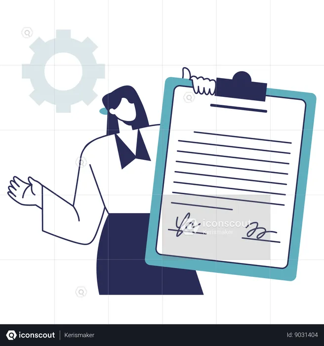 Employment contract  Illustration