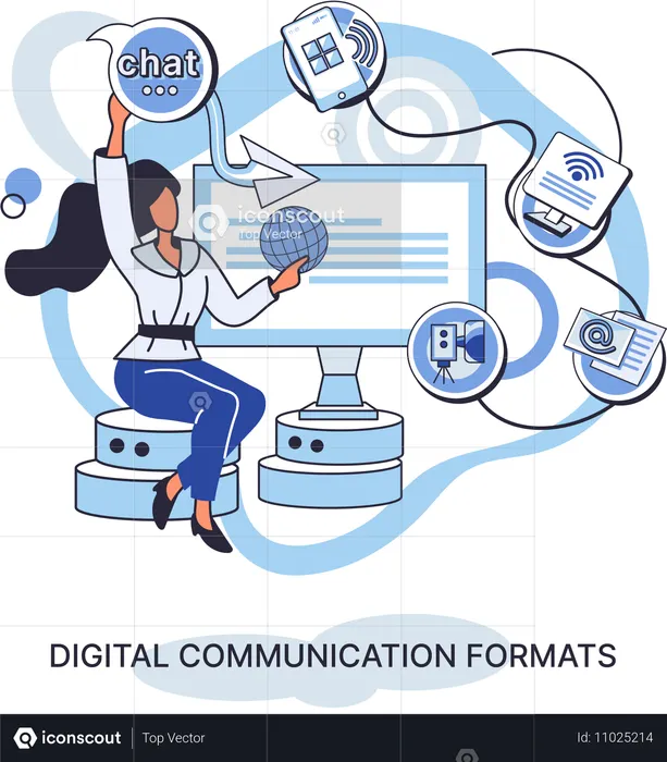 La empresaria se entrega a la comunicación en las redes sociales  Ilustración