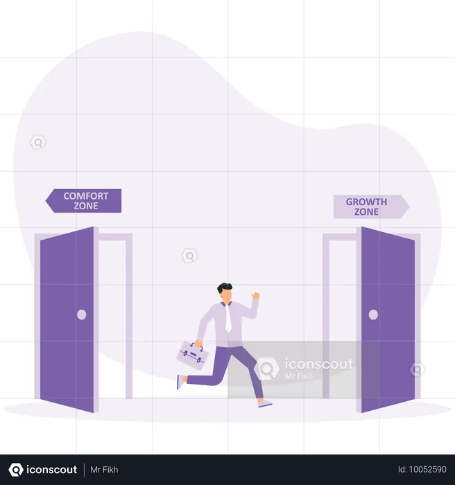 Empresario abandona zona de confort y emprende proceso de crecimiento  Ilustración