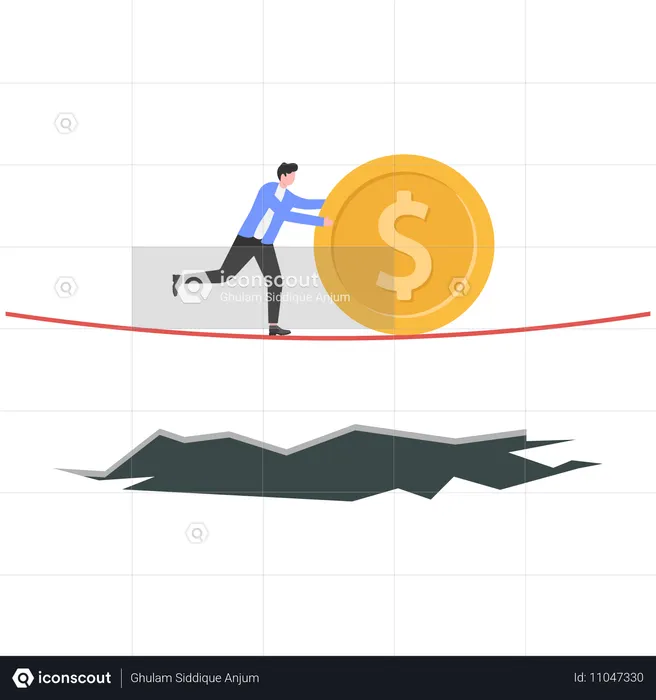 El empresario aspira a obtener ingresos económicos  Ilustración