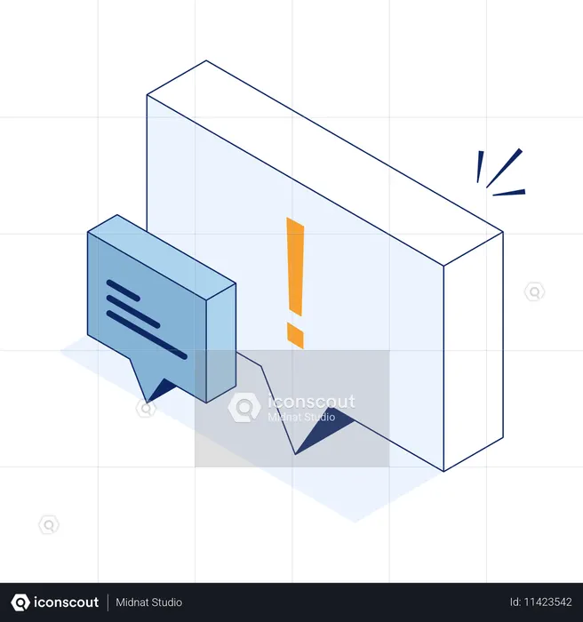 Empty chat  Illustration