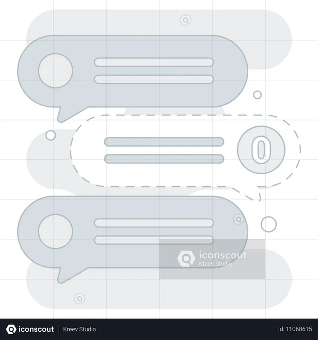 Empty Comment  Illustration